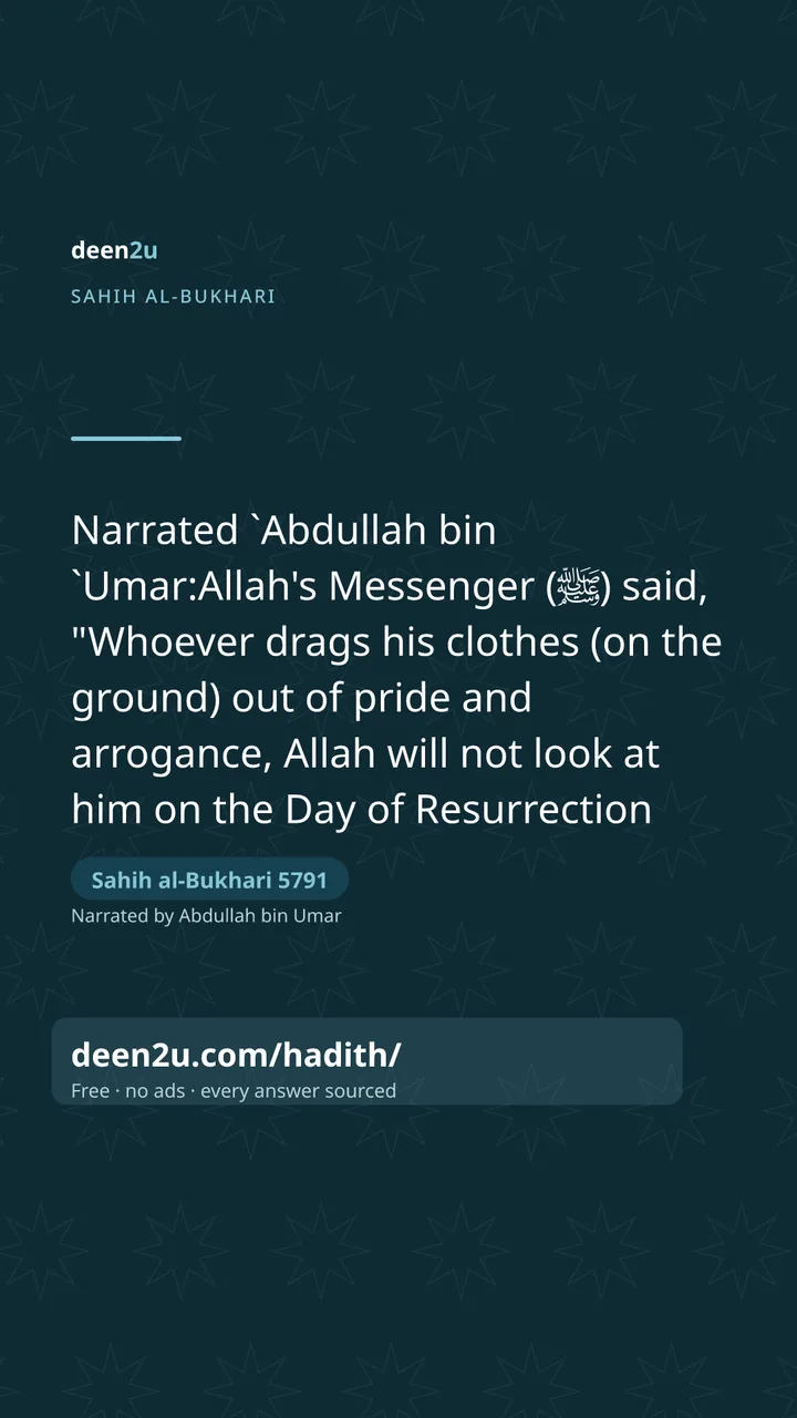 Sahih al-Bukhari 5791
