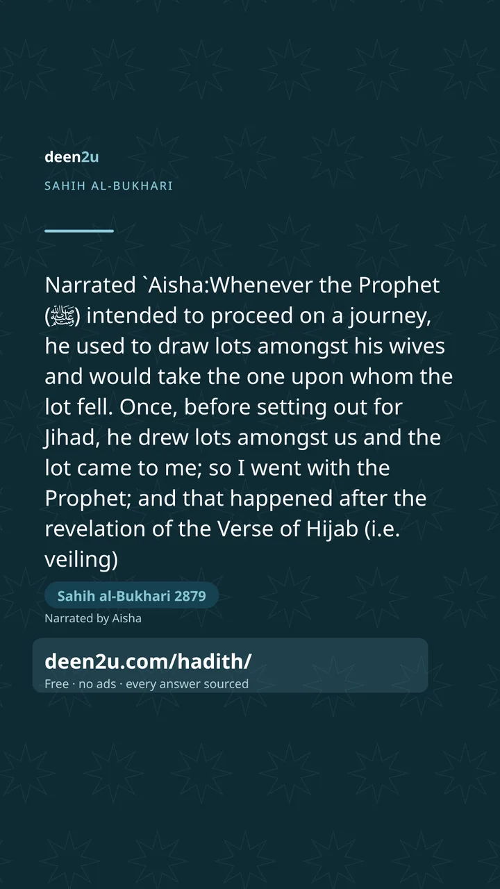 Sahih al-Bukhari 2879