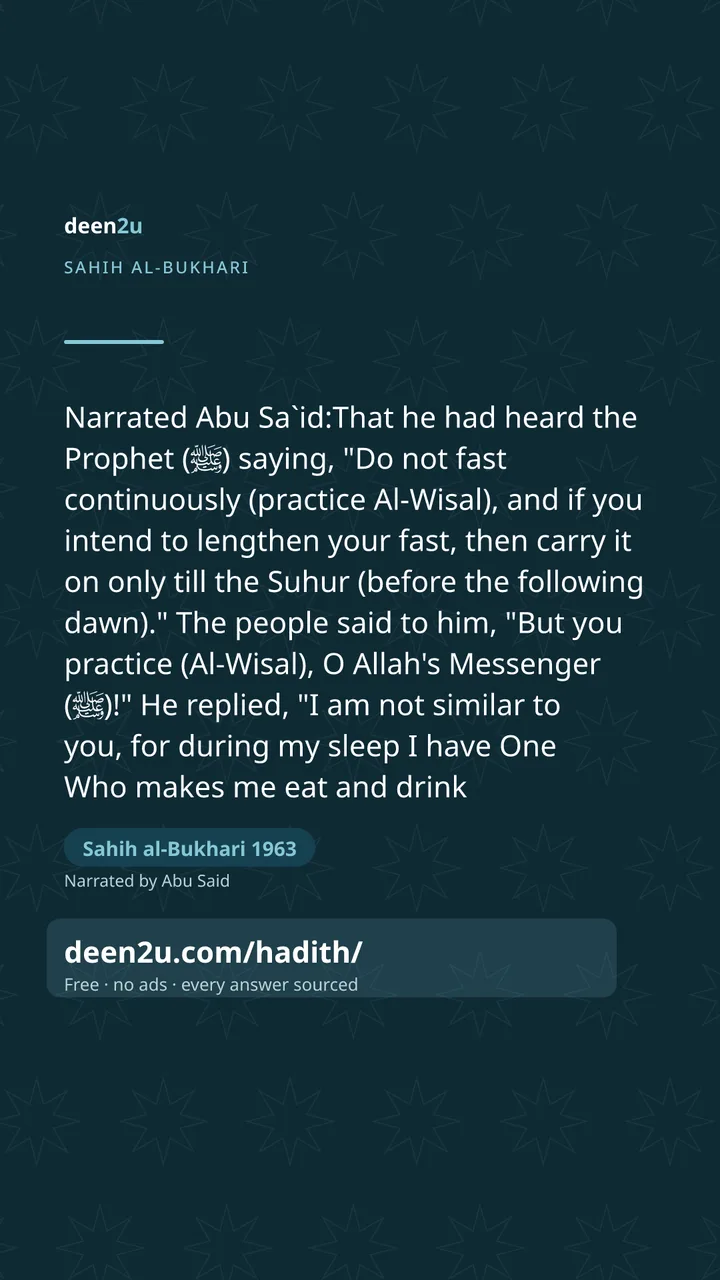 Sahih al-Bukhari 1963
