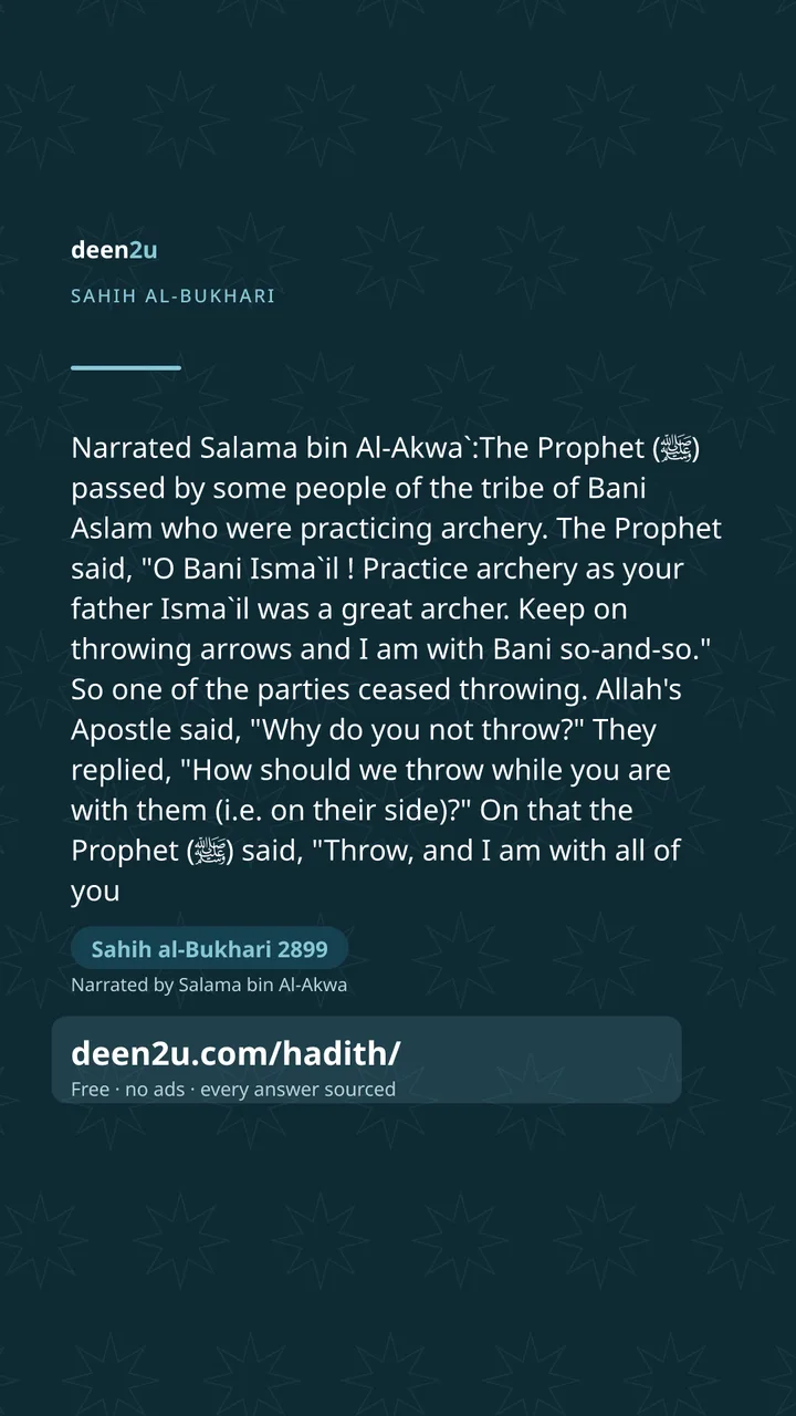 Sahih al-Bukhari 2899