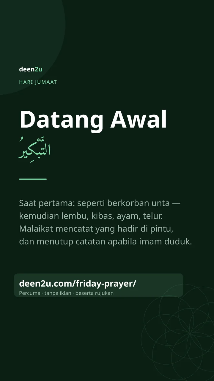 Poster: Datang Awal
