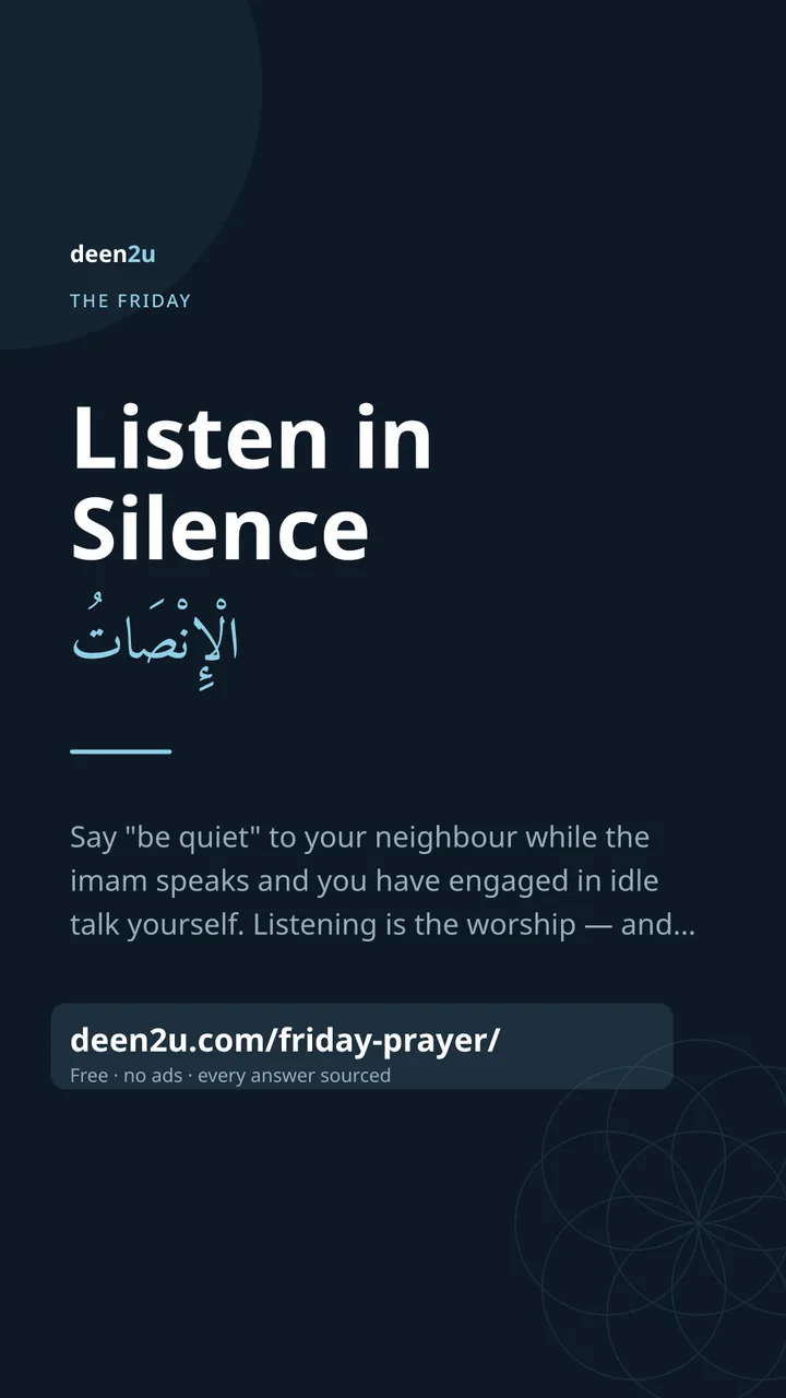 Poster: Listen in Silence