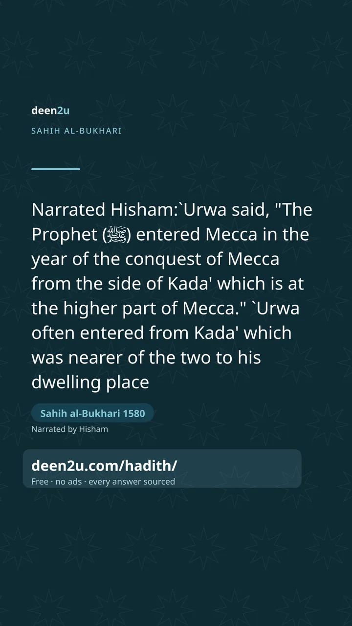 Sahih al-Bukhari 1580