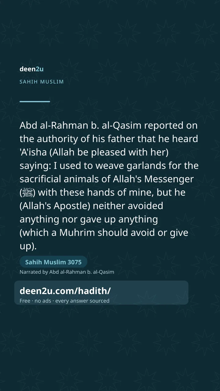Sahih Muslim 3075