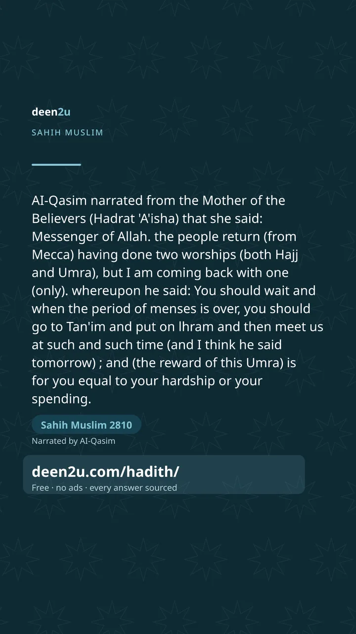Sahih Muslim 2810
