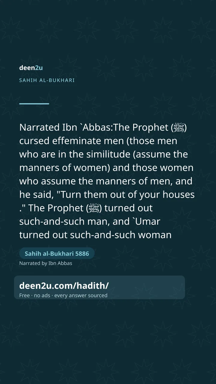 Sahih al-Bukhari 5886