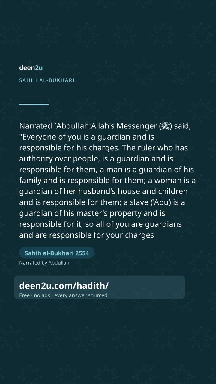 Sahih al-Bukhari 2554