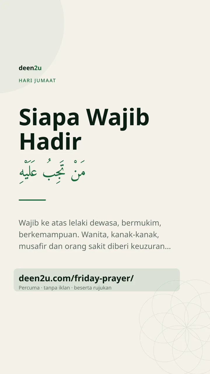 Poster: Siapa Wajib Hadir