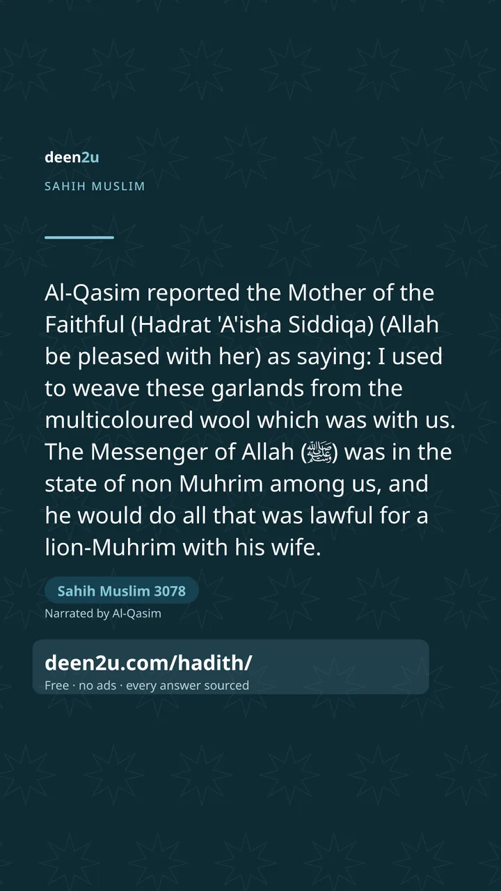 Sahih Muslim 3078