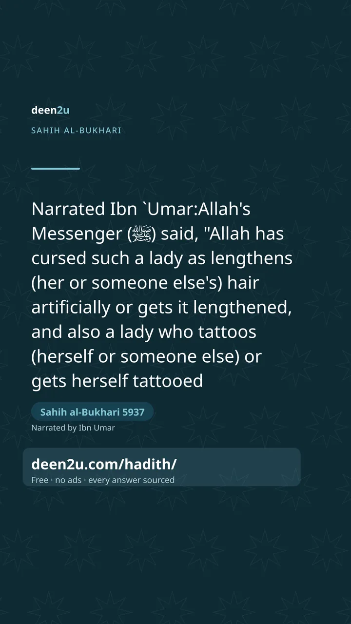 Sahih al-Bukhari 5937