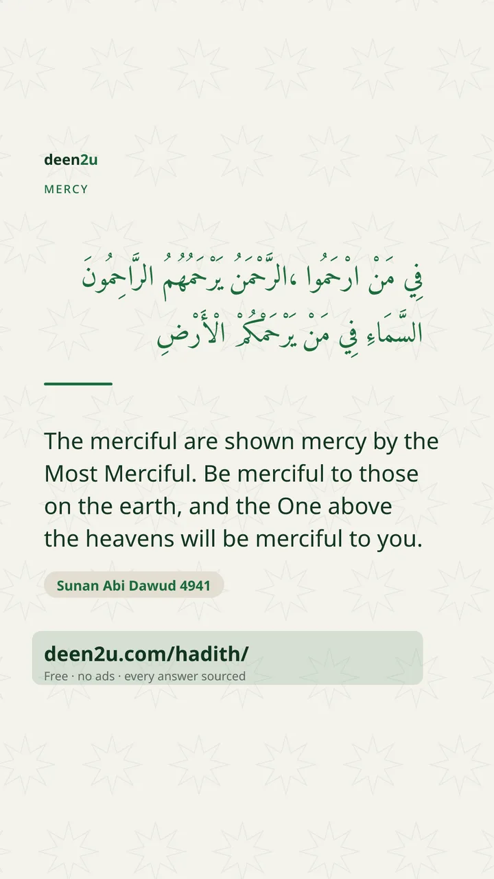 Mercy — Sunan Abi Dawud 4941