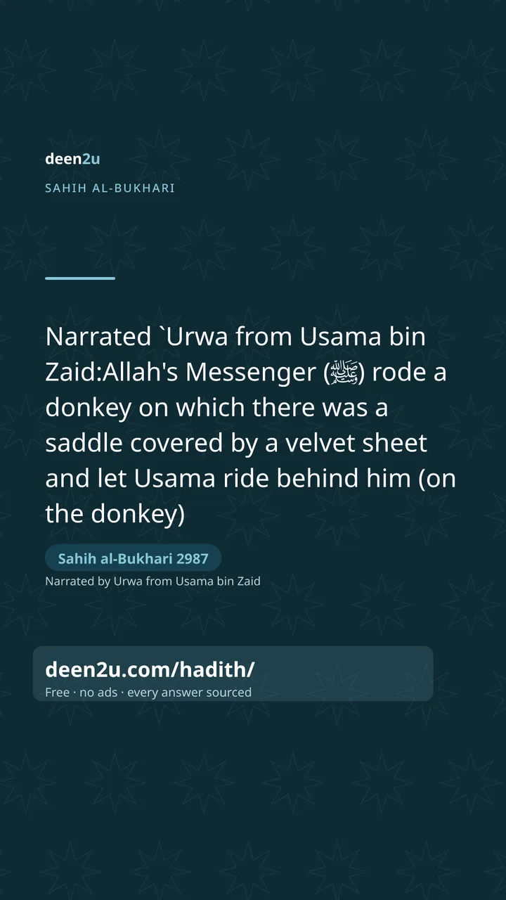 Sahih al-Bukhari 2987