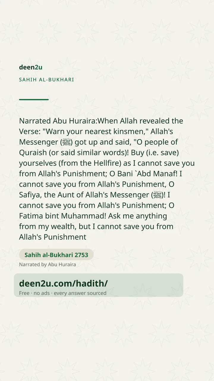 Sahih al-Bukhari 2753