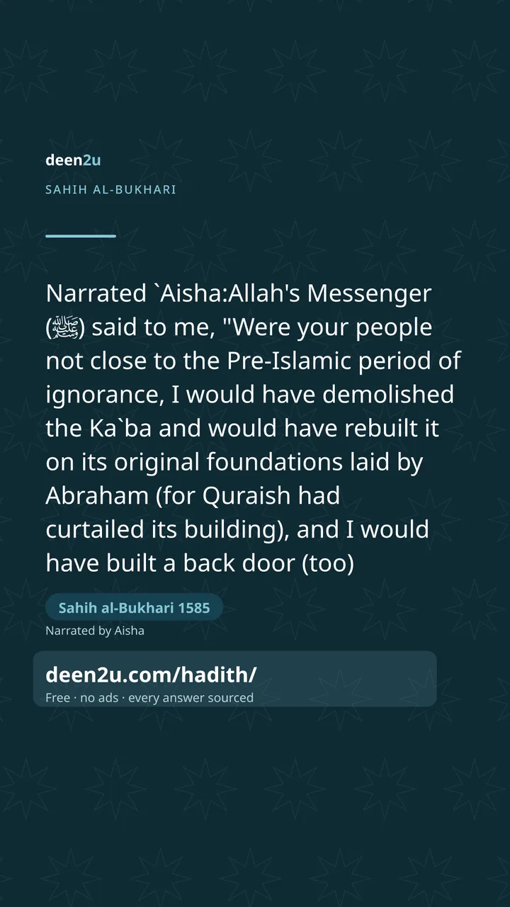 Sahih al-Bukhari 1585