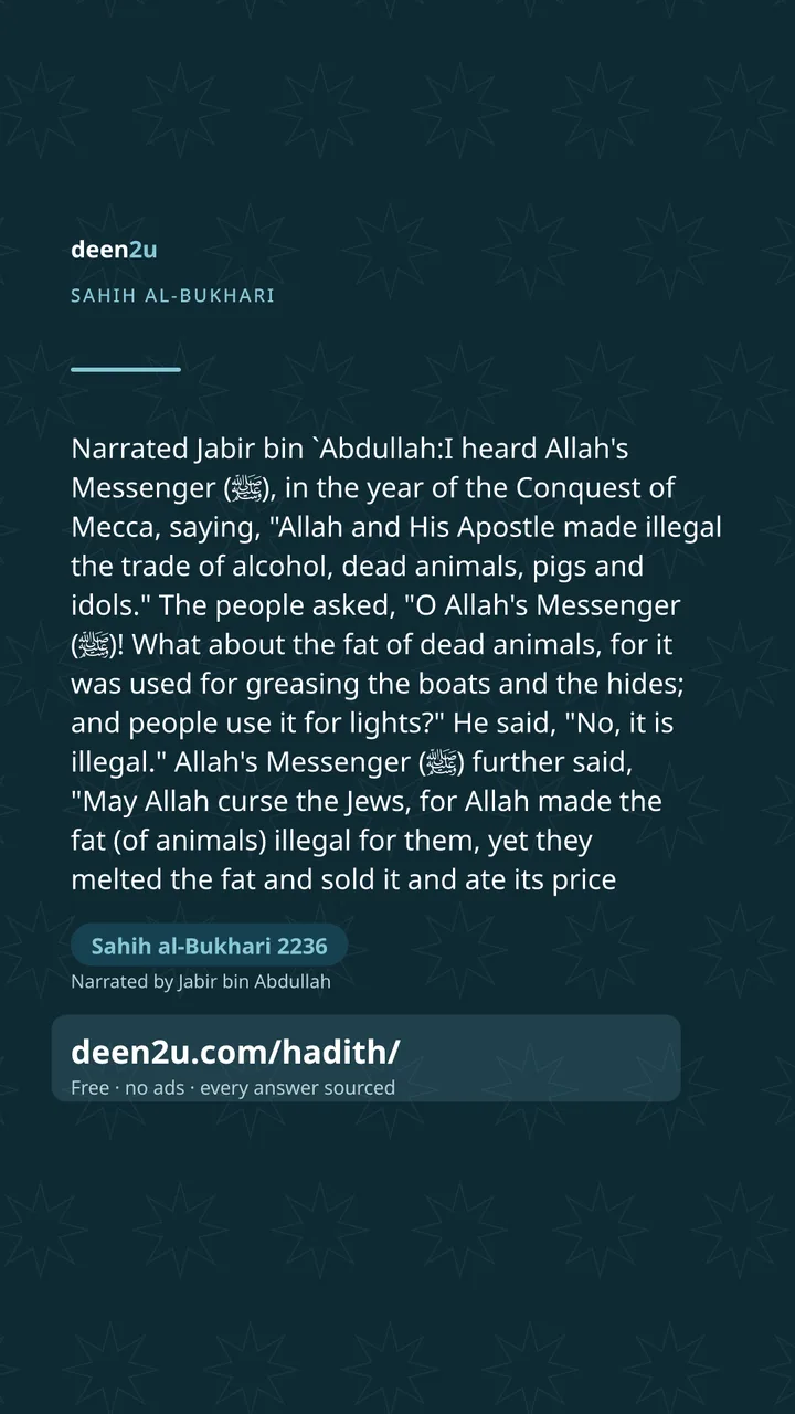 Sahih al-Bukhari 2236