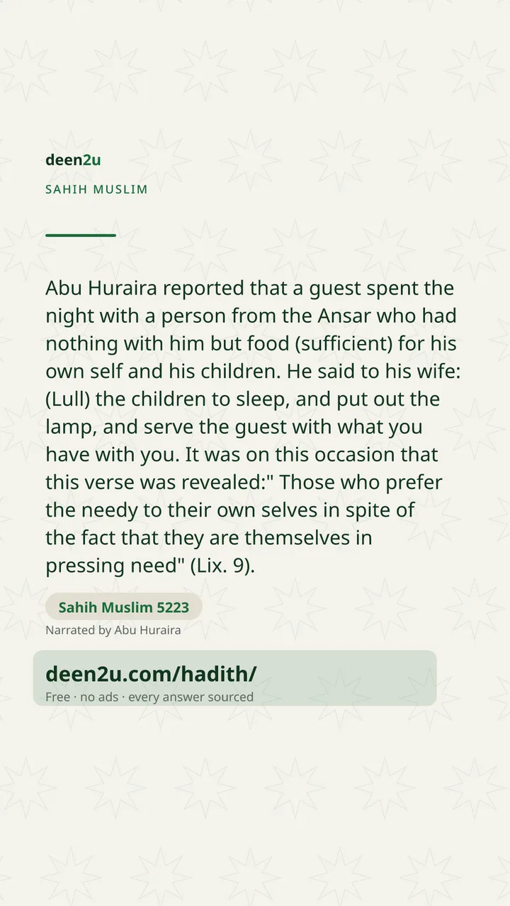 Sahih Muslim 5223