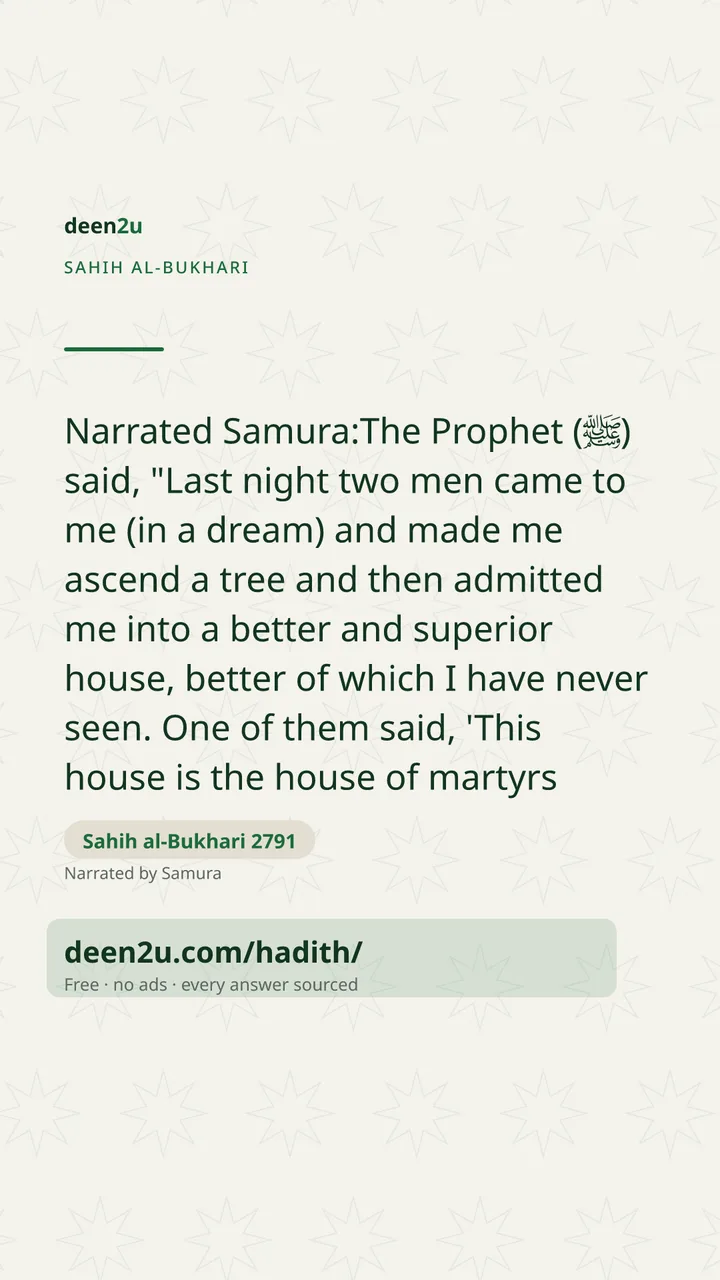 Sahih al-Bukhari 2791