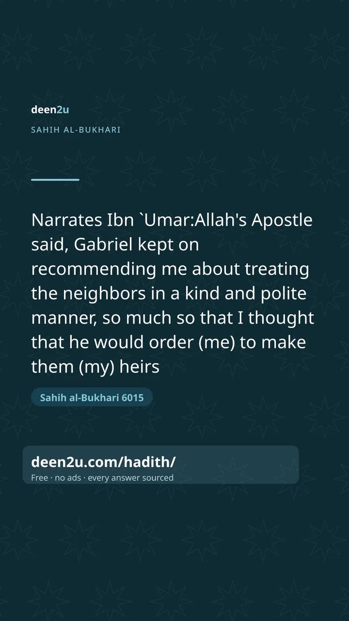 Sahih al-Bukhari 6015