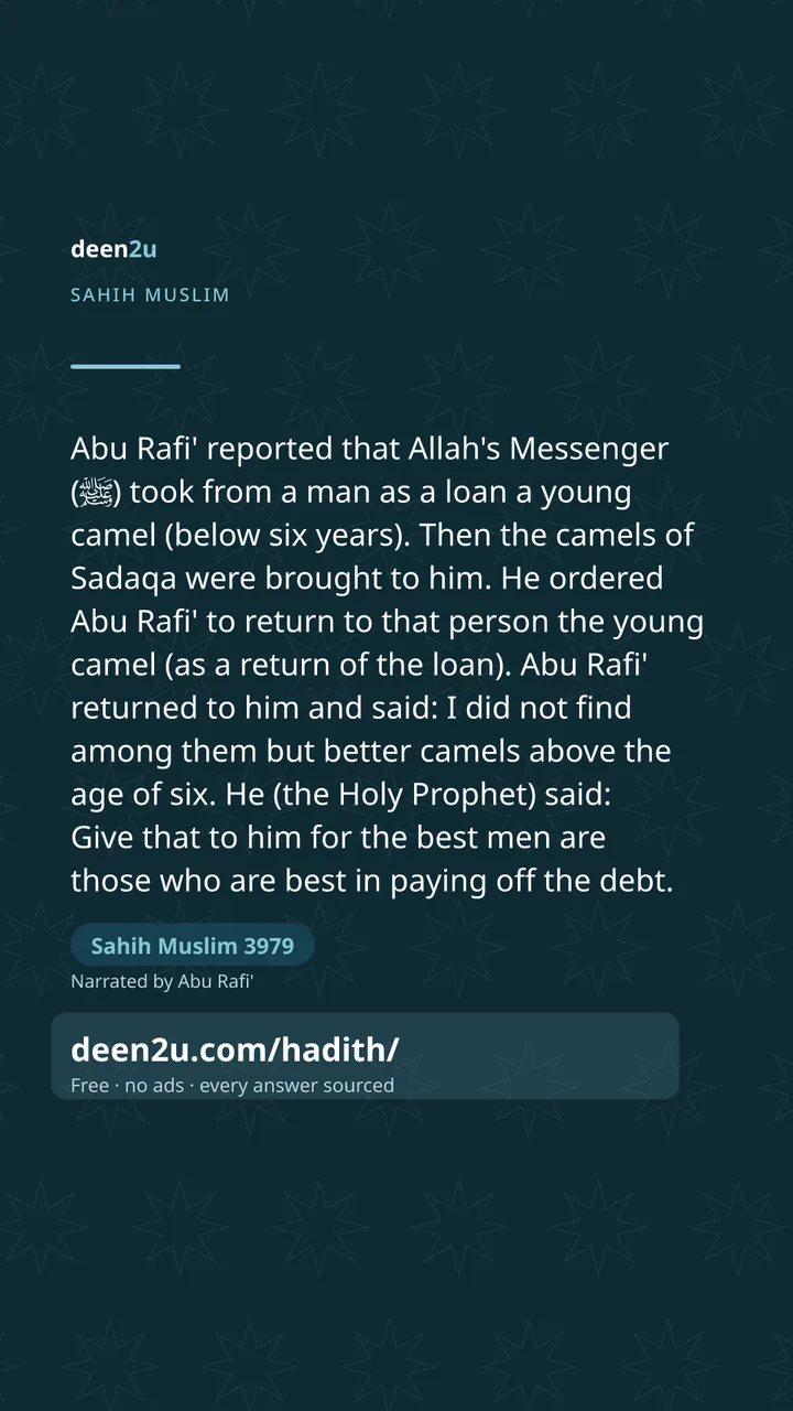 Sahih Muslim 3979
