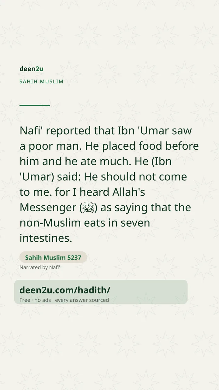 Sahih Muslim 5237