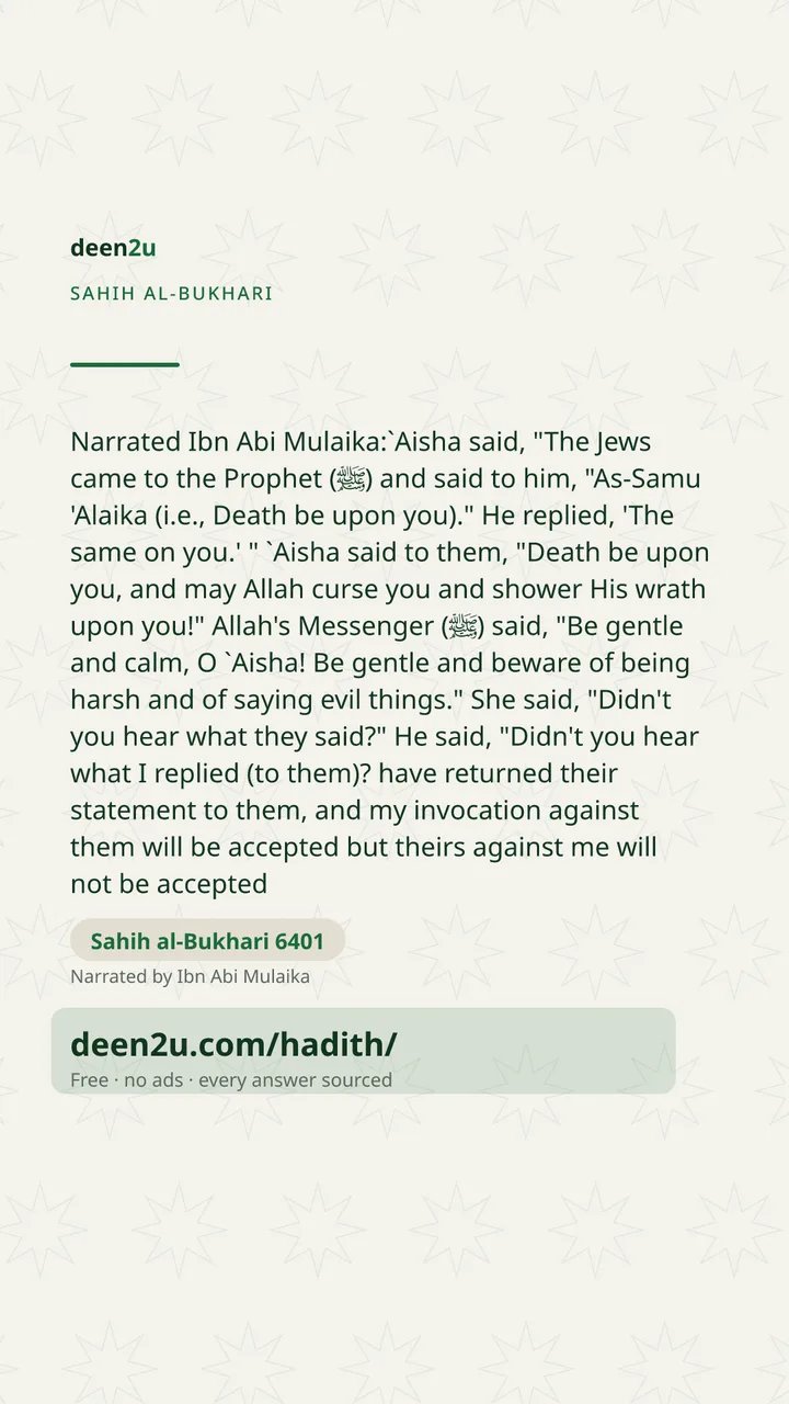Sahih al-Bukhari 6401