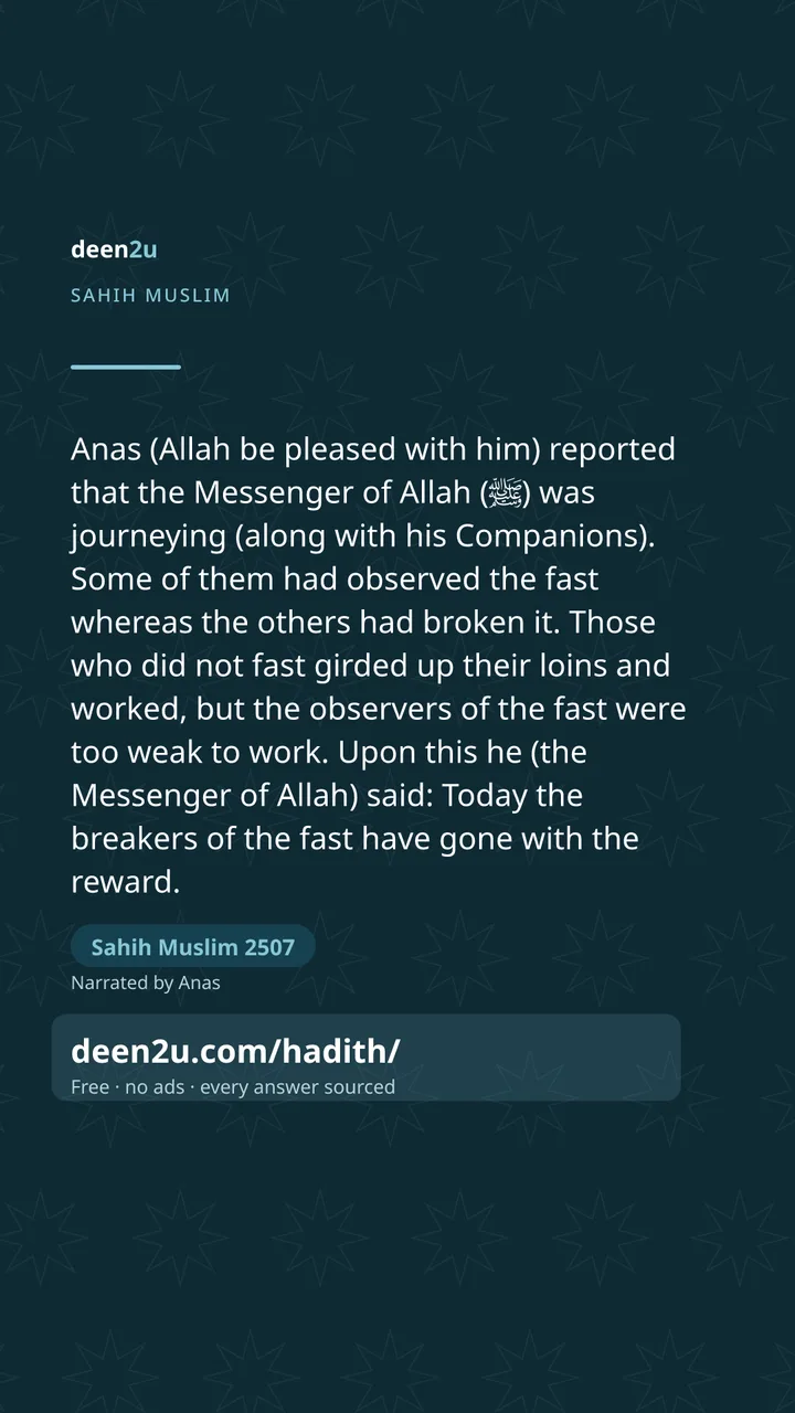 Sahih Muslim 2507