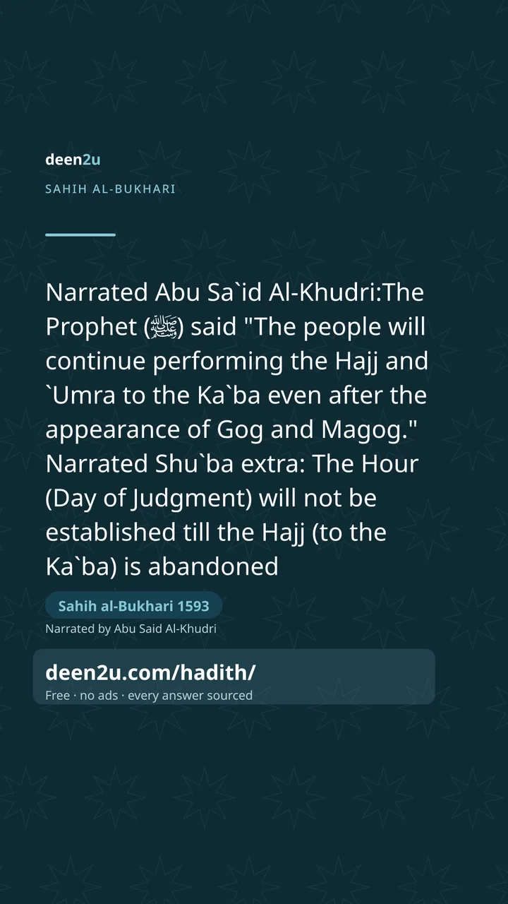 Sahih al-Bukhari 1593
