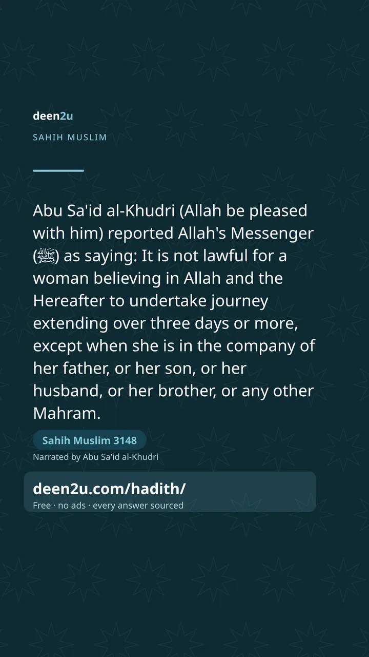 Sahih Muslim 3148