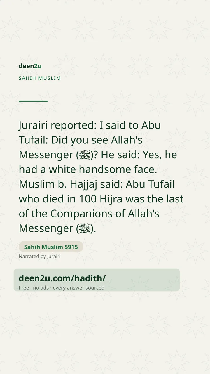 Sahih Muslim 5915