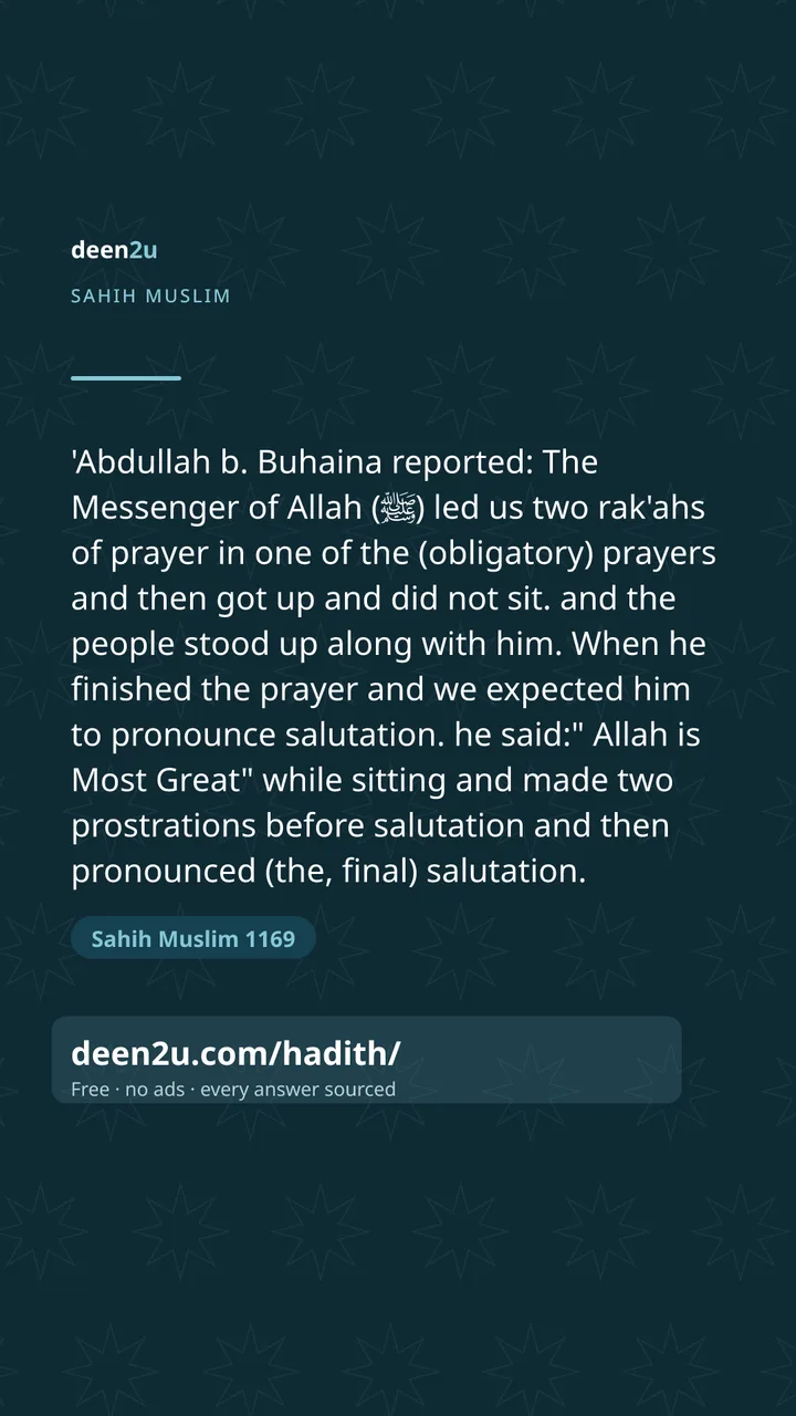 Sahih Muslim 1169