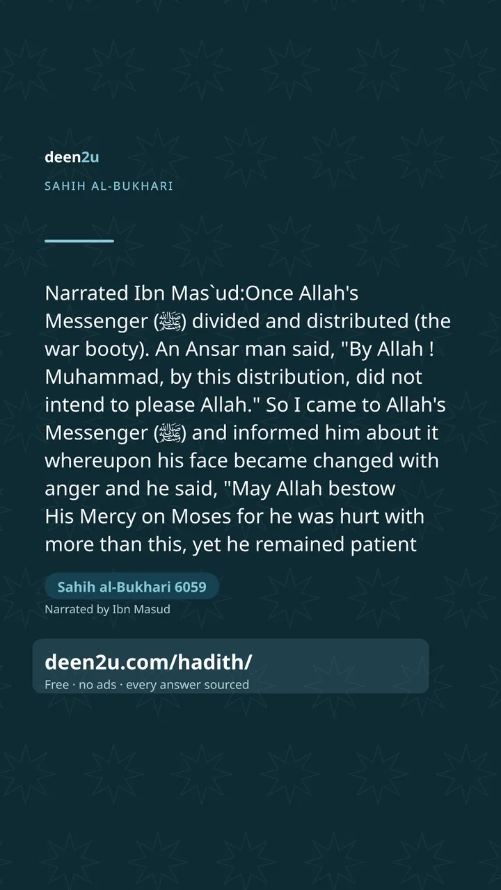 Sahih al-Bukhari 6059