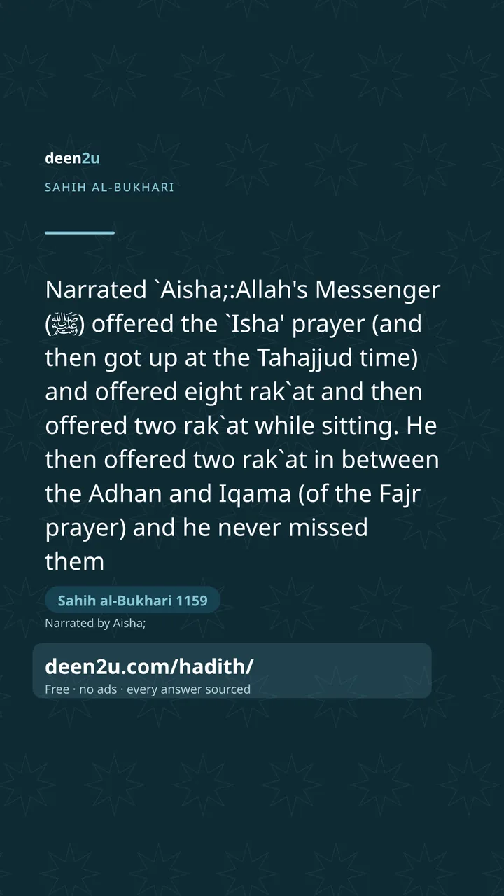 Sahih al-Bukhari 1159