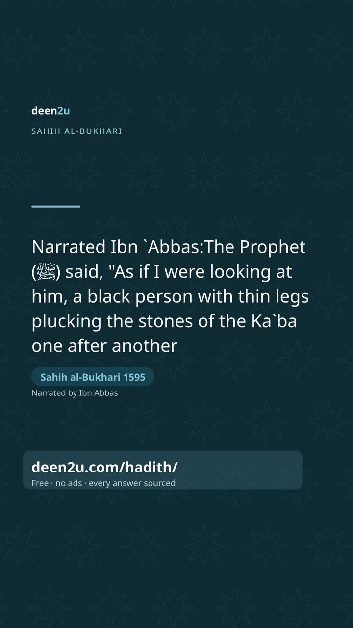 Sahih al-Bukhari 1595