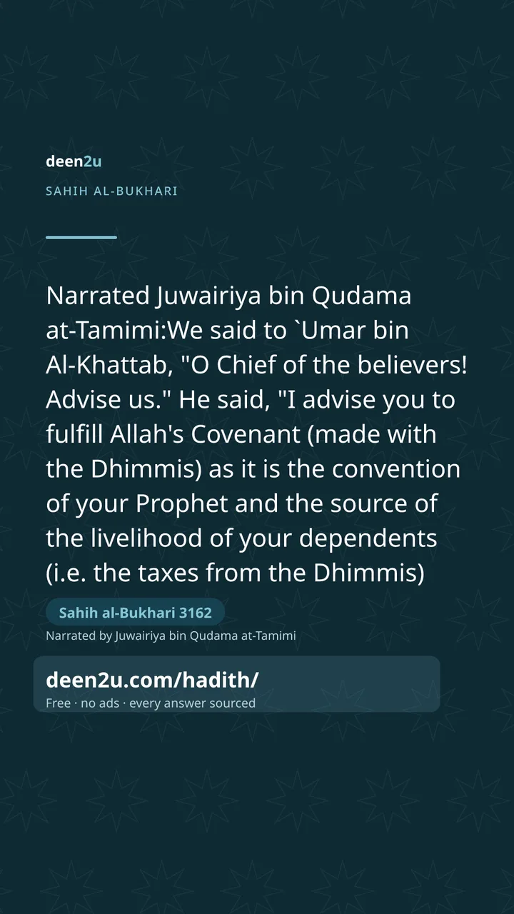 Sahih al-Bukhari 3162