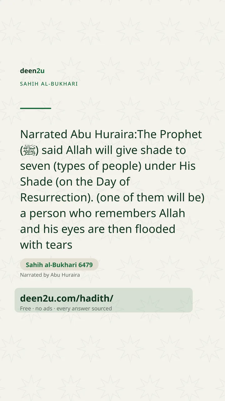Sahih al-Bukhari 6479