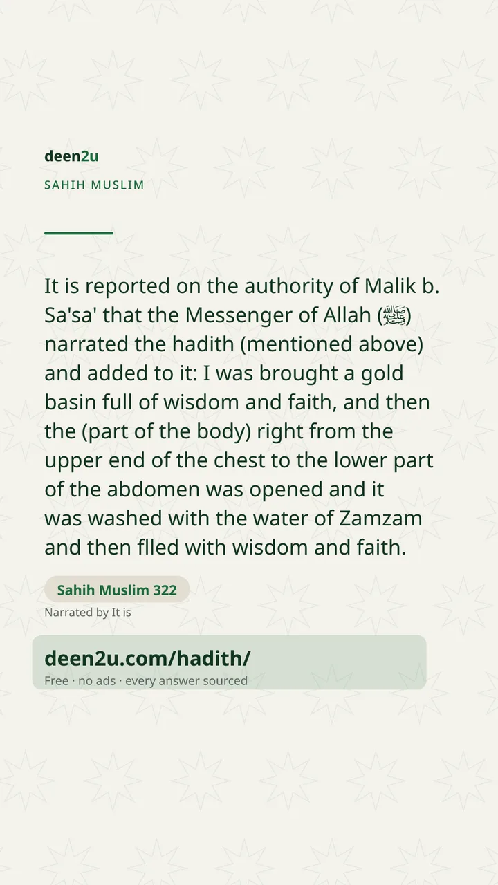 Sahih Muslim 322