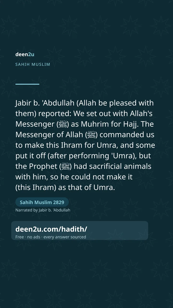 Sahih Muslim 2829