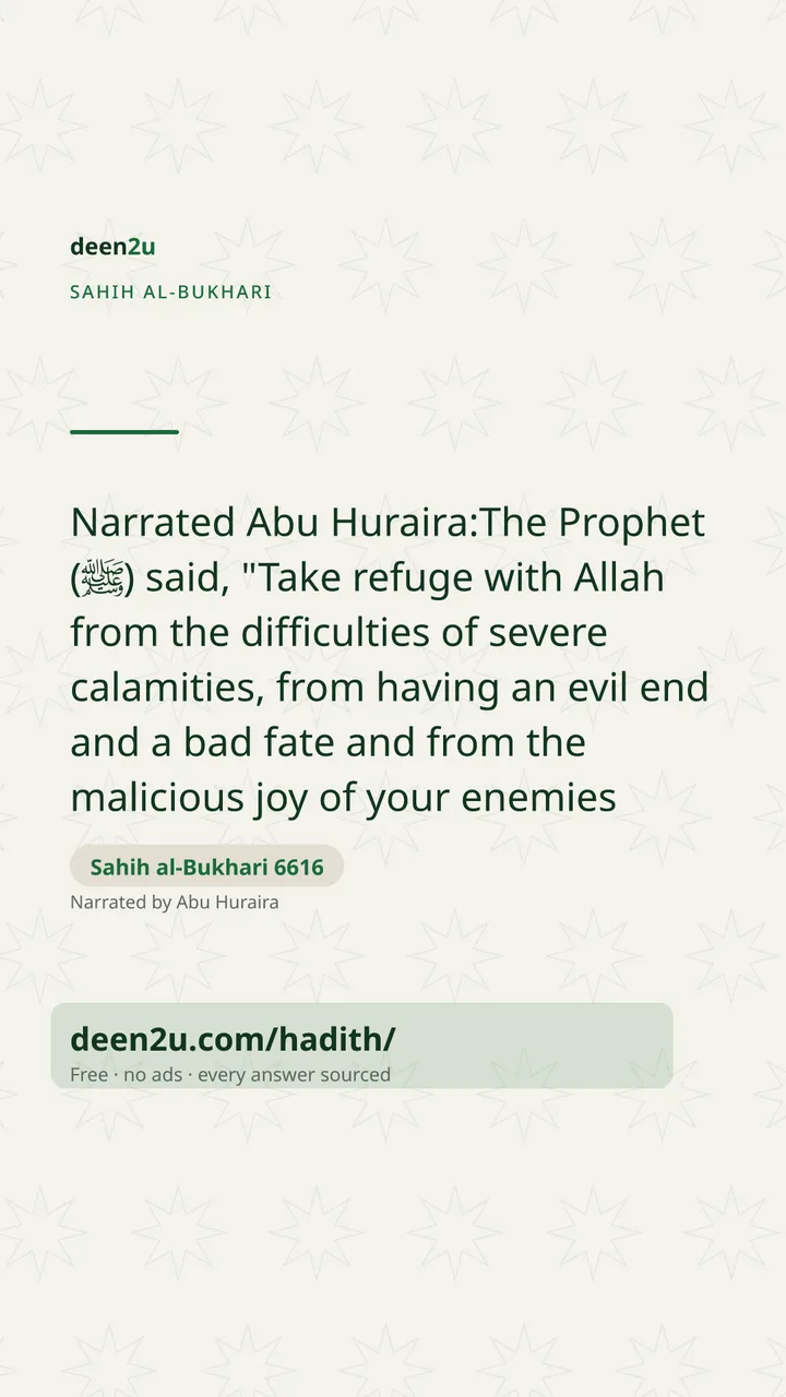 Sahih al-Bukhari 6616