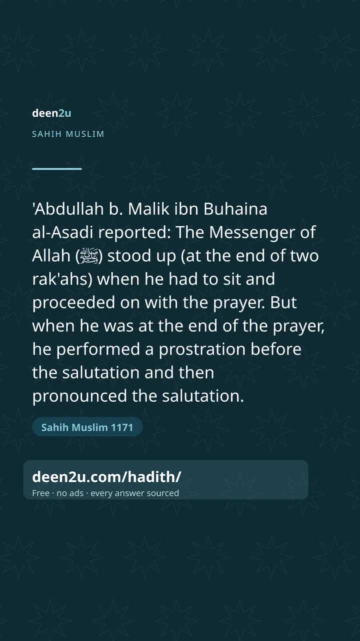 Sahih Muslim 1171