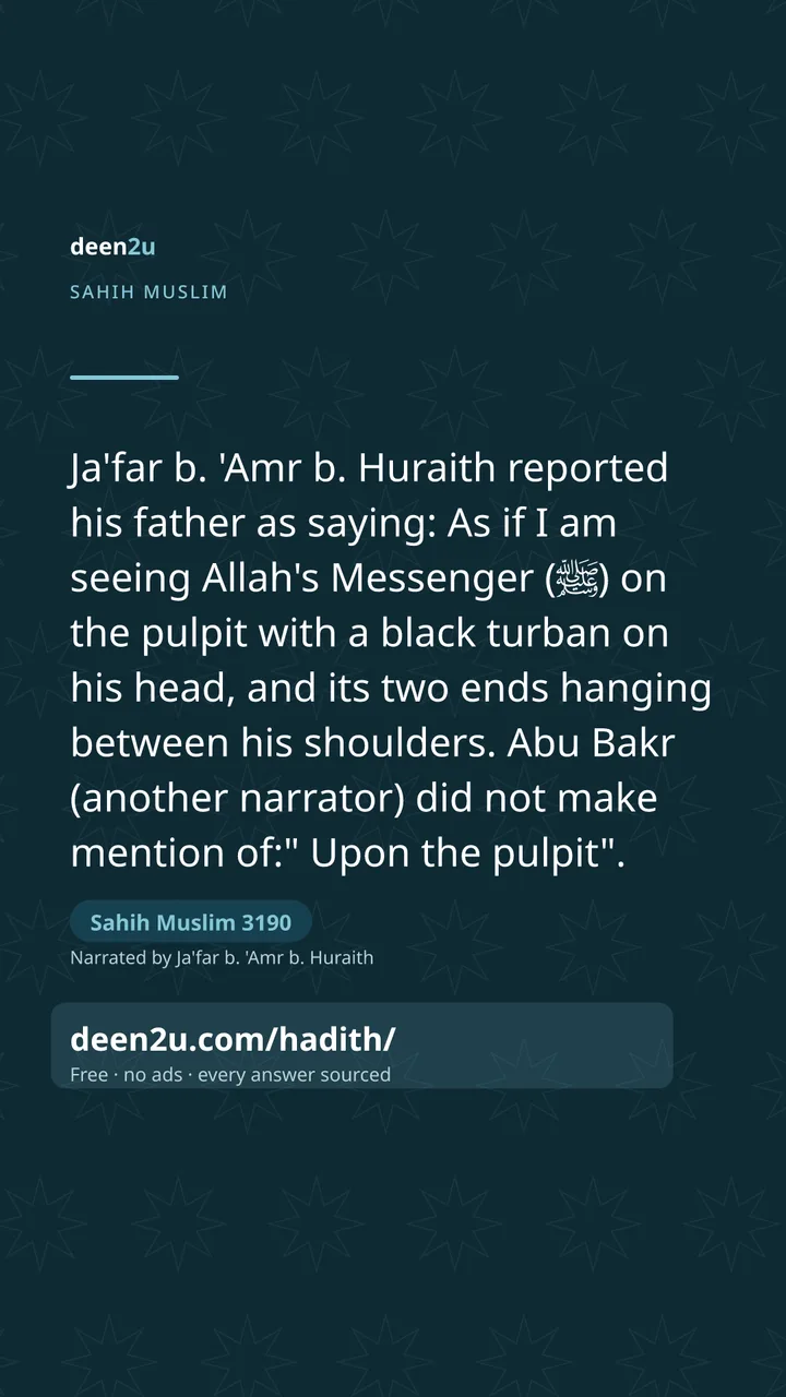 Sahih Muslim 3190