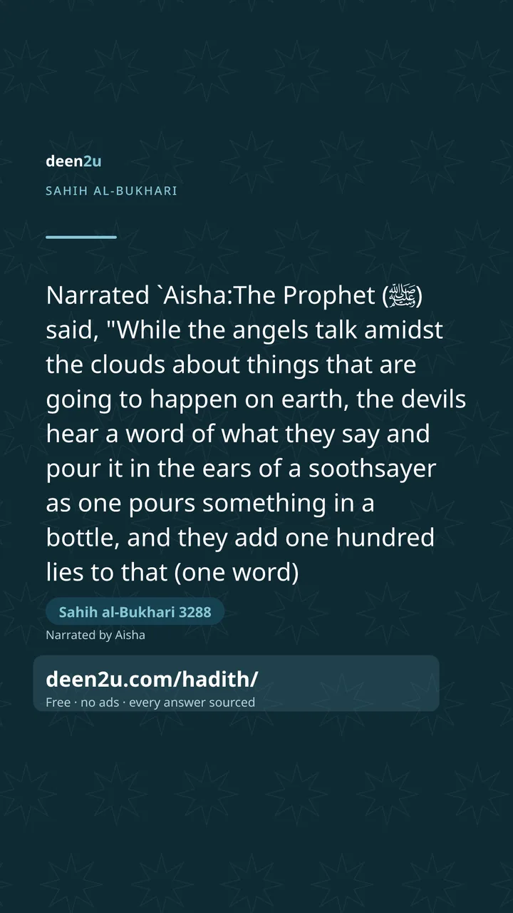 Sahih al-Bukhari 3288