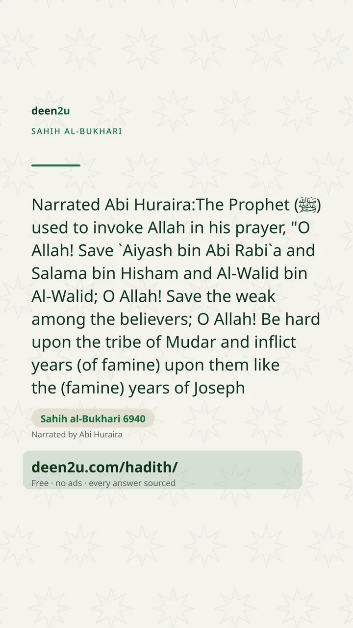 Sahih al-Bukhari 6940