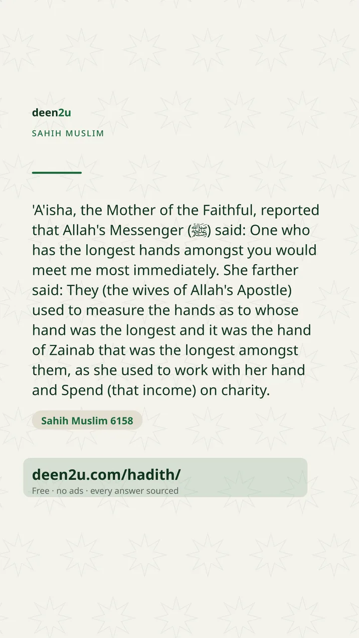Sahih Muslim 6158