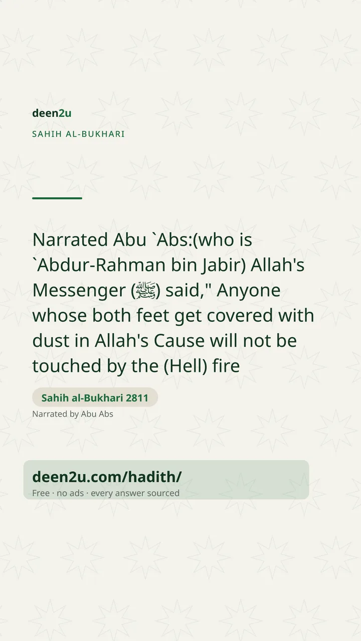 Sahih al-Bukhari 2811