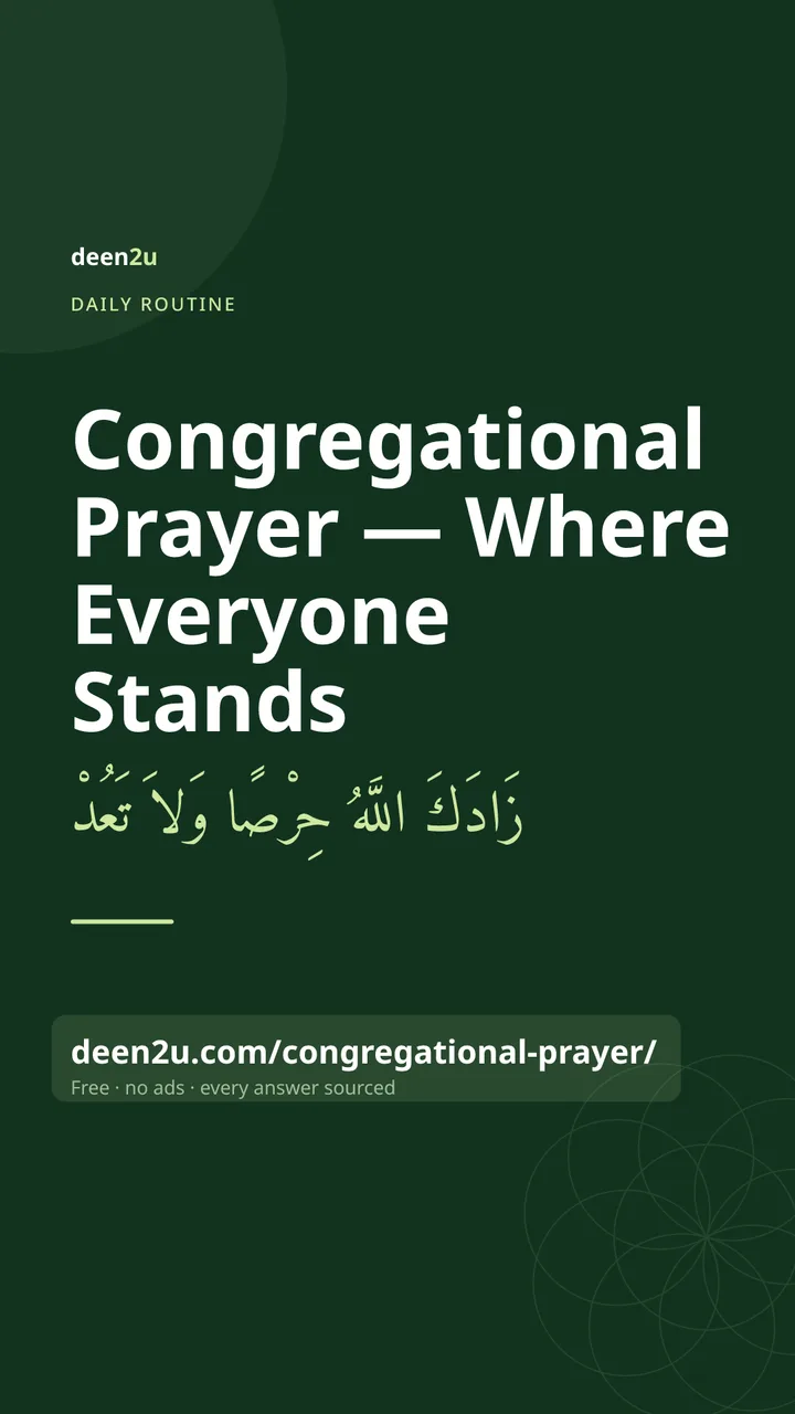 Shareable poster: Congregational Prayer — Where Everyone Stands