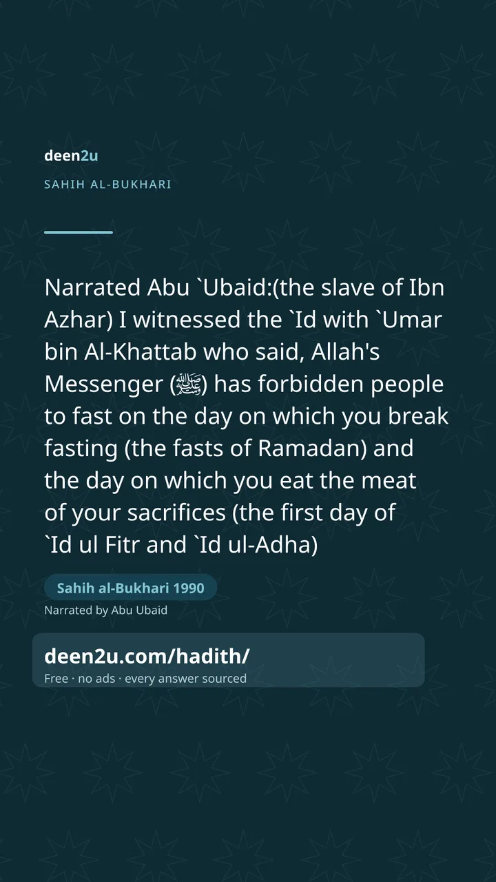 Sahih al-Bukhari 1990