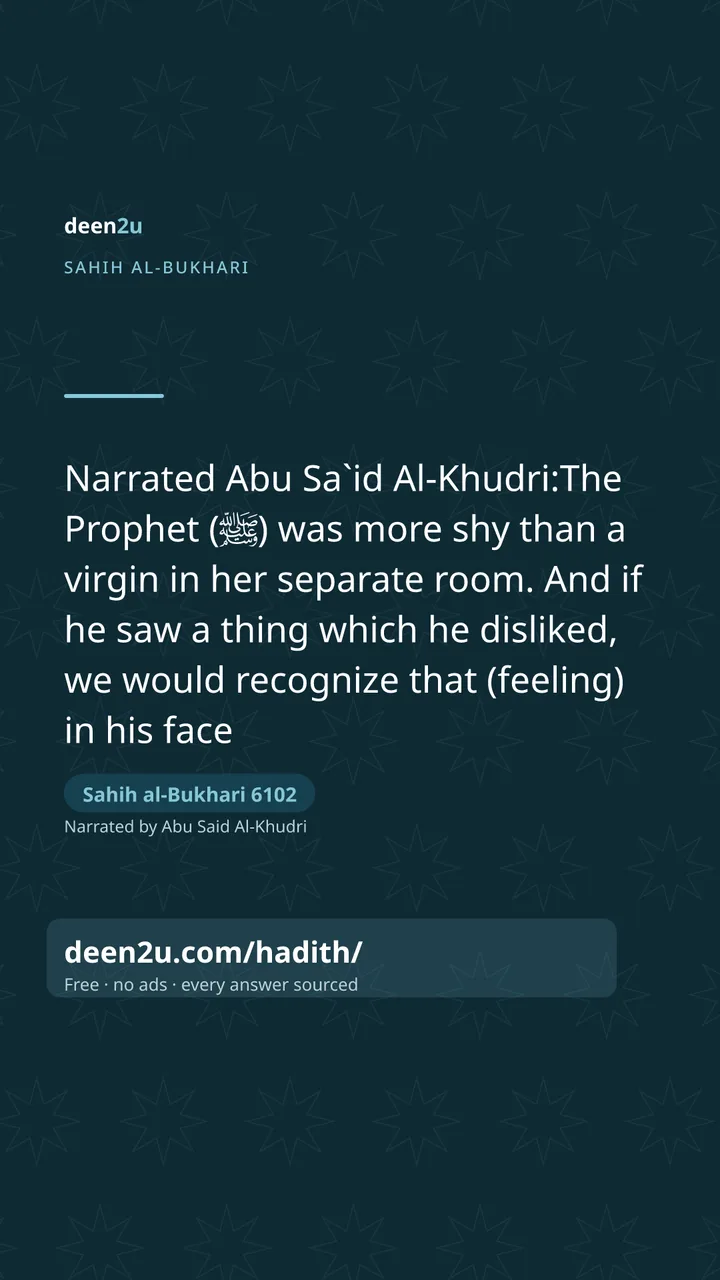 Sahih al-Bukhari 6102