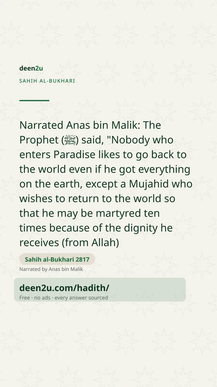 Sahih al-Bukhari 2817