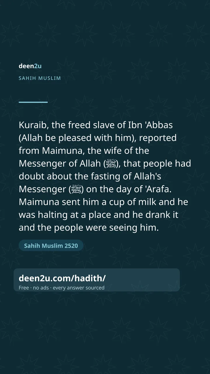 Sahih Muslim 2520