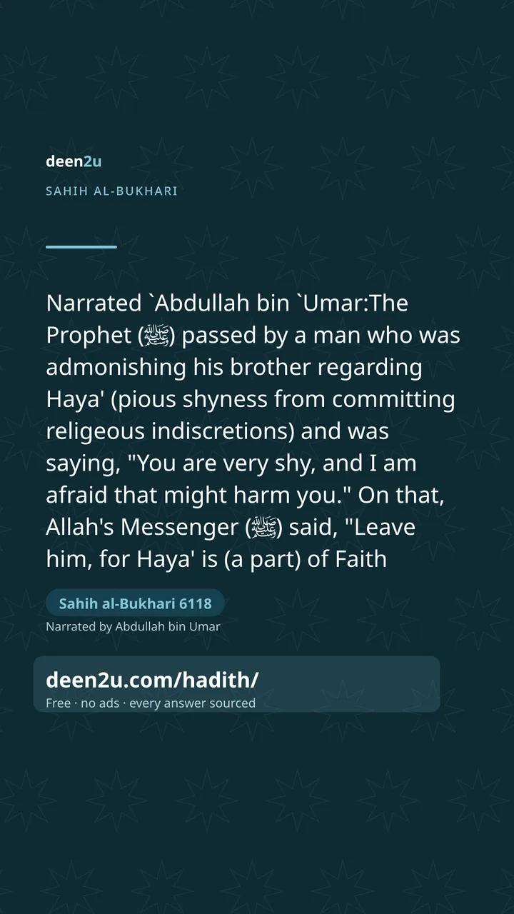 Sahih al-Bukhari 6118